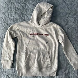 Abercrombie & Fitch Light Gray Sweatshirt